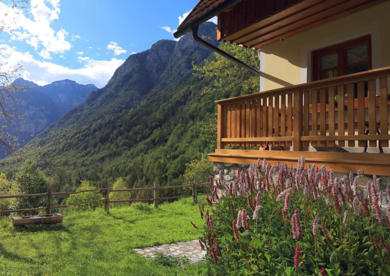 Soča Zadnjica Holiday House מראה חיצוני תמונה